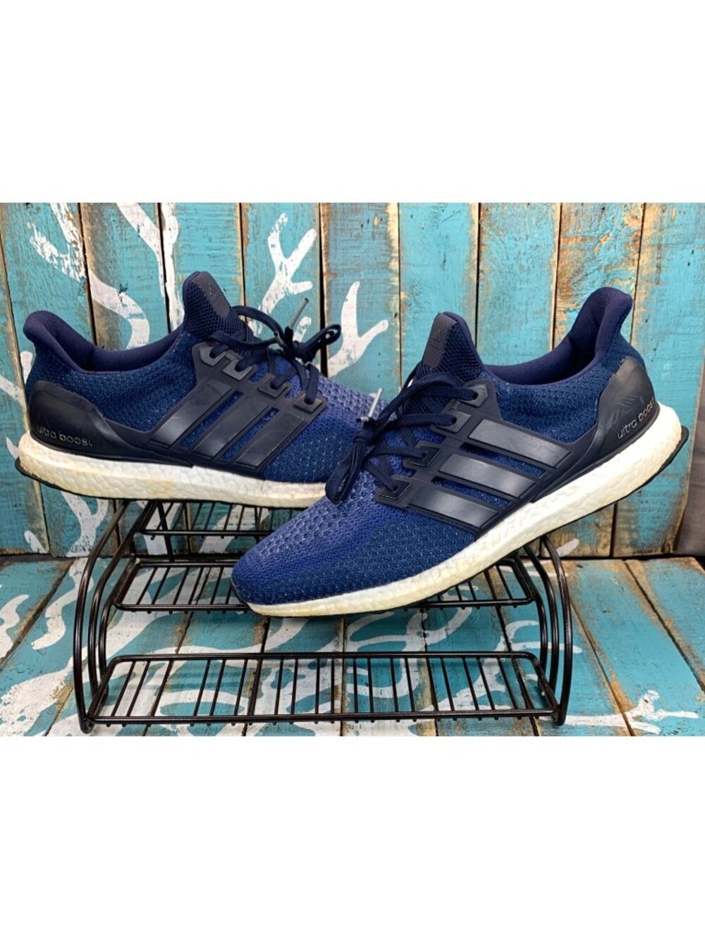 Adidas UltraBoost 2.0 Collegiate Navy AQ5928 Deep Blue Boost Men's Size 12